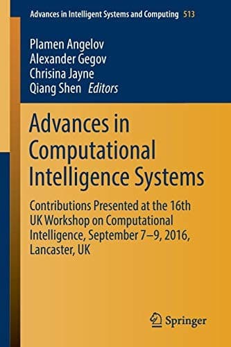 Tapa de Advances in Computational Intelligence Systems