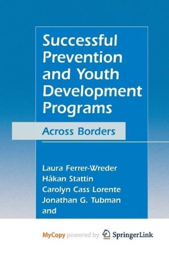 Tapa de Successful Prevention and Youth Development Programs