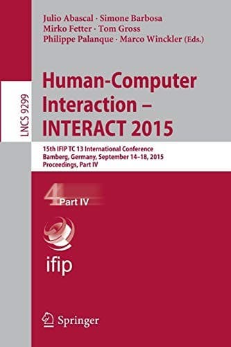 Tapa de Human-Computer Interaction – INTERACT 2015