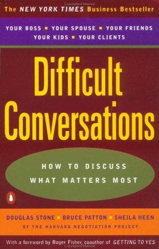 Tapa de Difficult Conversations
