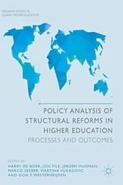 Tapa de Policy Analysis of Structural Reforms in Higher Education