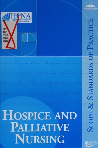 Tapa de Hospice and palliative nursing