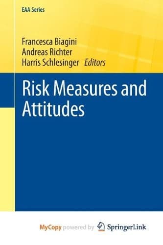 Tapa de Risk Measures and Attitudes