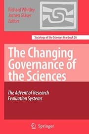 Tapa de The changing governance of the sciences