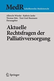 Tapa de Aktuelle Rechtsfragen der Palliativversorgung