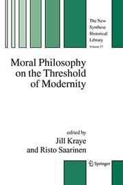 Tapa de Moral Philosophy on the Threshold of Modernity