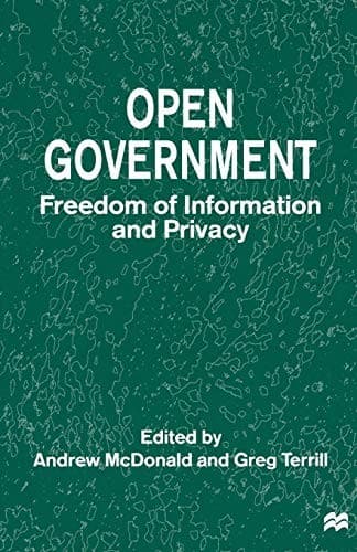 Tapa de Open government