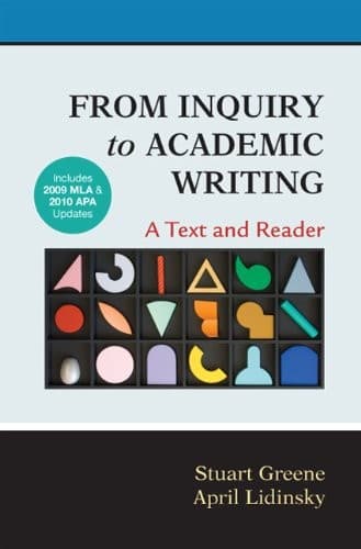 Tapa de From Inquiry to Academic Writing
