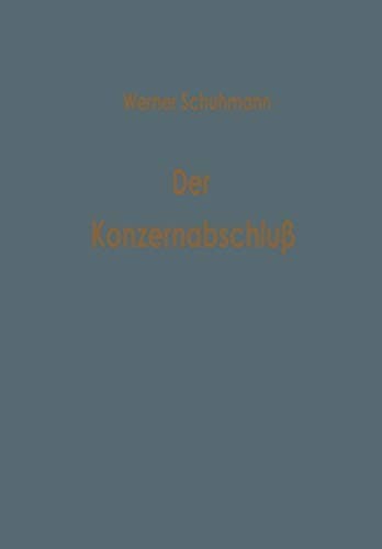 Tapa de Der Konzernabschluss