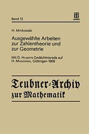 Tapa de Ausgewahlte Arbeiten zur Zahlentheorie und zur Geometrie