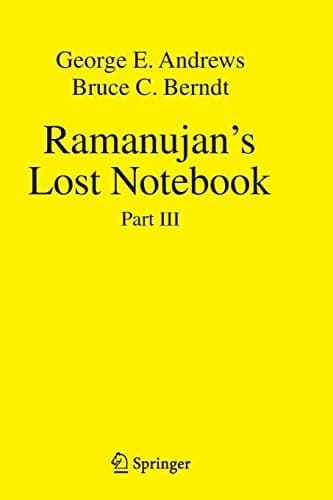 Tapa de Ramanujan's Lost Notebook