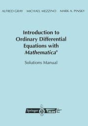Tapa de Introduction to Ordinary Differential Equations with Mathematica®