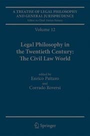Tapa de A Treatise of Legal Philosophy and General Jurisprudence : Volume 12 Legal Philosophy in the Twentieth Century : The Civil Law World, Tome 1 : Language Areas, Tome 2