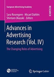 Tapa de Advances in Advertising Research
