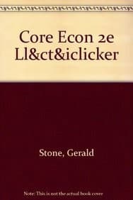 Tapa de Core Economics , Course Tutor & iClicker