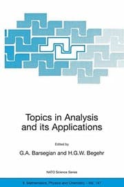 Tapa de Topics in Analysis and its Applications