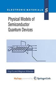 Tapa de Physical Models of Semiconductor Quantum Devices