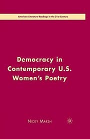 Tapa de Democracy in Contemporary U.S. Women's Poetry