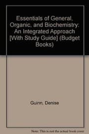 Tapa de Essentials of General, Organic, and Biochemistry  & Study Guide/Solutions Manual