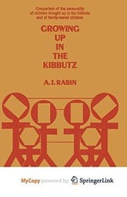 Tapa de Growing up in the Kibbutz