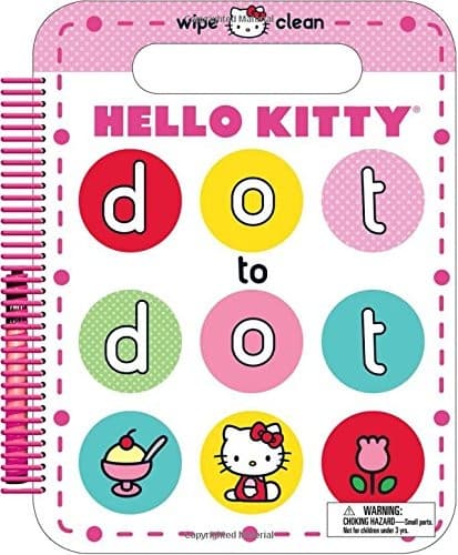 Tapa de Hello Kitty : Wipe Clean Dot to Dot