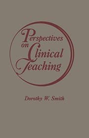 Tapa de Perspectives on Clinical Teaching