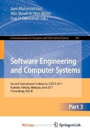 Tapa de Software Engineering and Computer Systems, Part III