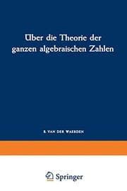 Tapa de Uber Die Theorie Der Ganzen Algebraischen Zahlen