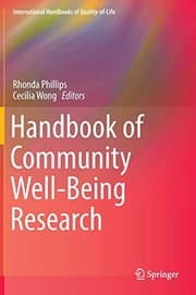 Tapa de Handbook of Community Well-Being Research