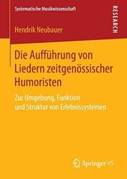 Tapa de Die Aufführung von Liedern zeitgenössischer Humoristen