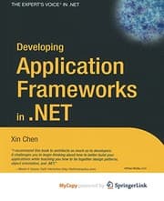 Tapa de Developing Application Frameworks in .NET