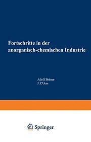 Tapa de Fortschritte in der anorganisch-chemischen Industrie