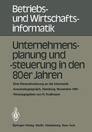 Tapa de Unternehmensplanung und -steuerung in den 80er Jahren
