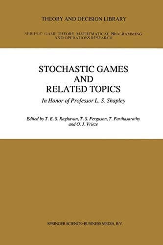 Tapa de Stochastic Games and Related Topics
