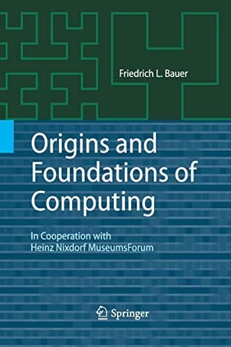 Tapa de Origins and Foundations of Computing