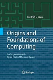 Tapa de Origins and Foundations of Computing