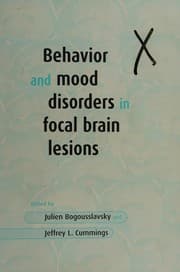 Tapa de Behavior and mood disorders in focal brain lesions
