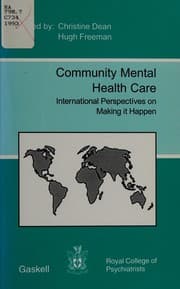 Tapa de Community mental health care