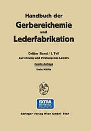 Tapa de Zurichtung und Prüfung des Leders