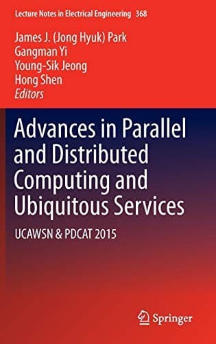 Tapa de Advances in Parallel and Distributed Computing and Ubiquitous Services