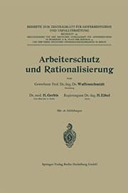 Tapa de Arbeiterschutz und Rationalisierung