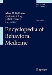 Tapa de Encyclopedia of Behavioral Medicine