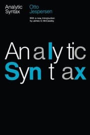 Tapa de Analytic syntax