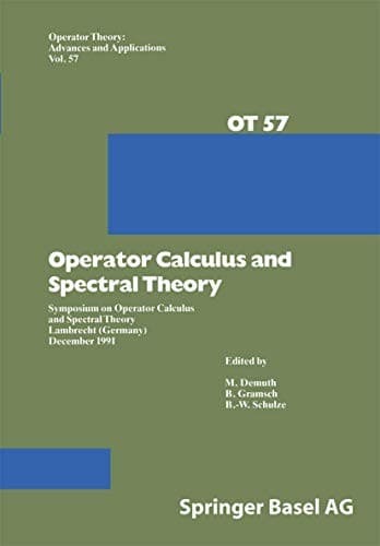 Tapa de Operator Calculus and Spectral Theory