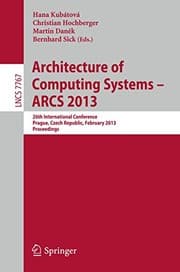 Tapa de Architecture of Computing Systems -- ARCS 2013