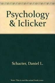 Tapa de Psychology & iClicker