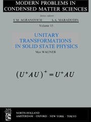 Tapa de Unitary transformations in solid state physics