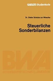 Tapa de Steuerliche Sonderbilanzen