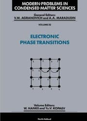 Tapa de Electronic phase transitions
