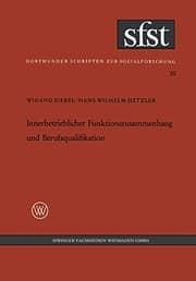Tapa de Innerbetrieblicher Funktionszusammenhang und Berufsqualifikation